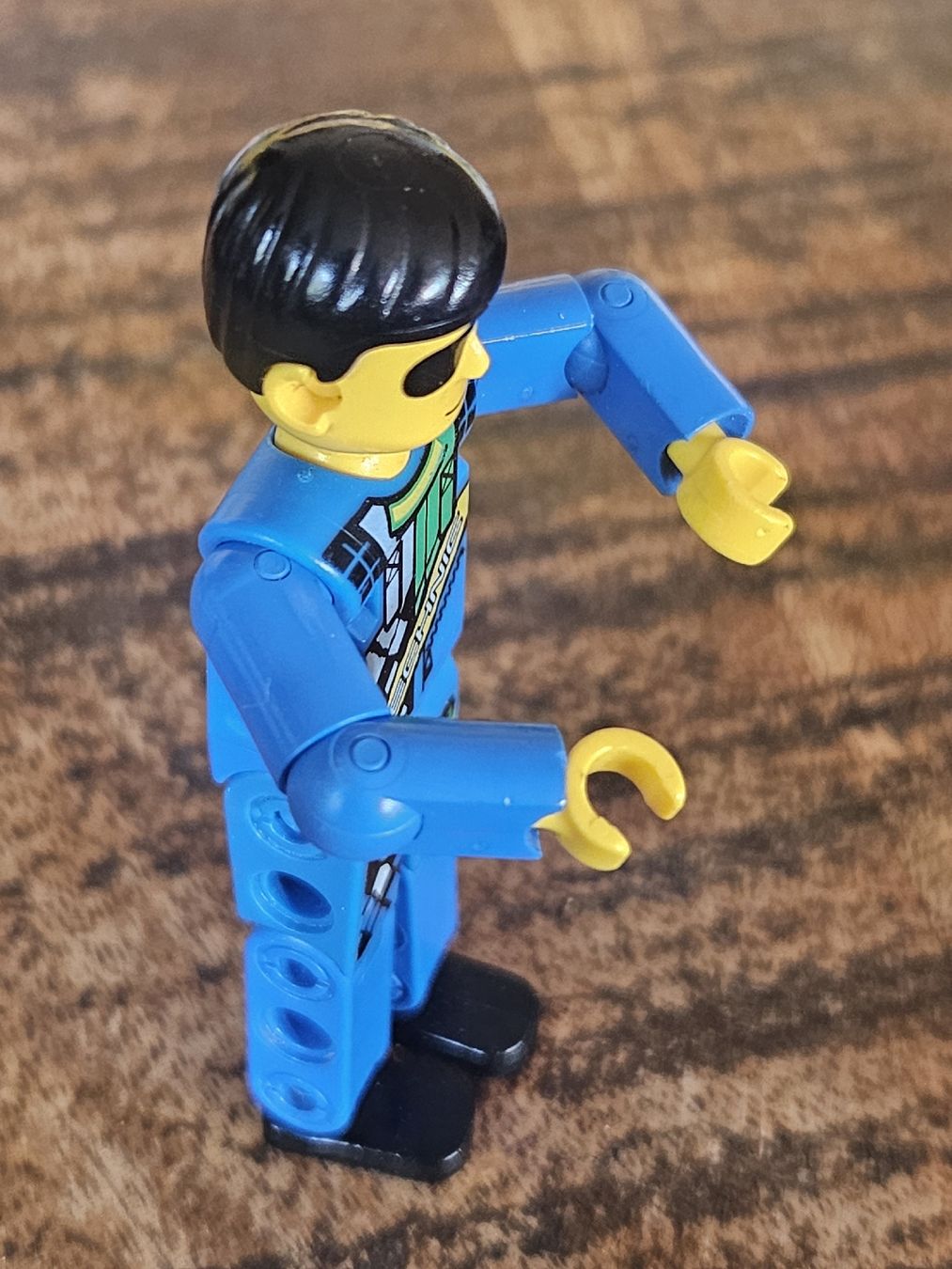 Lego Baukästen: lego figurine tech033 Technic Figure Blue Legs,  – Gebraucht aus Confignon von Ecrofigs 3