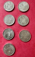 7 St. schöne  5 Fr. Silber Münzen CH, 1948/49/50/51/52/53/54