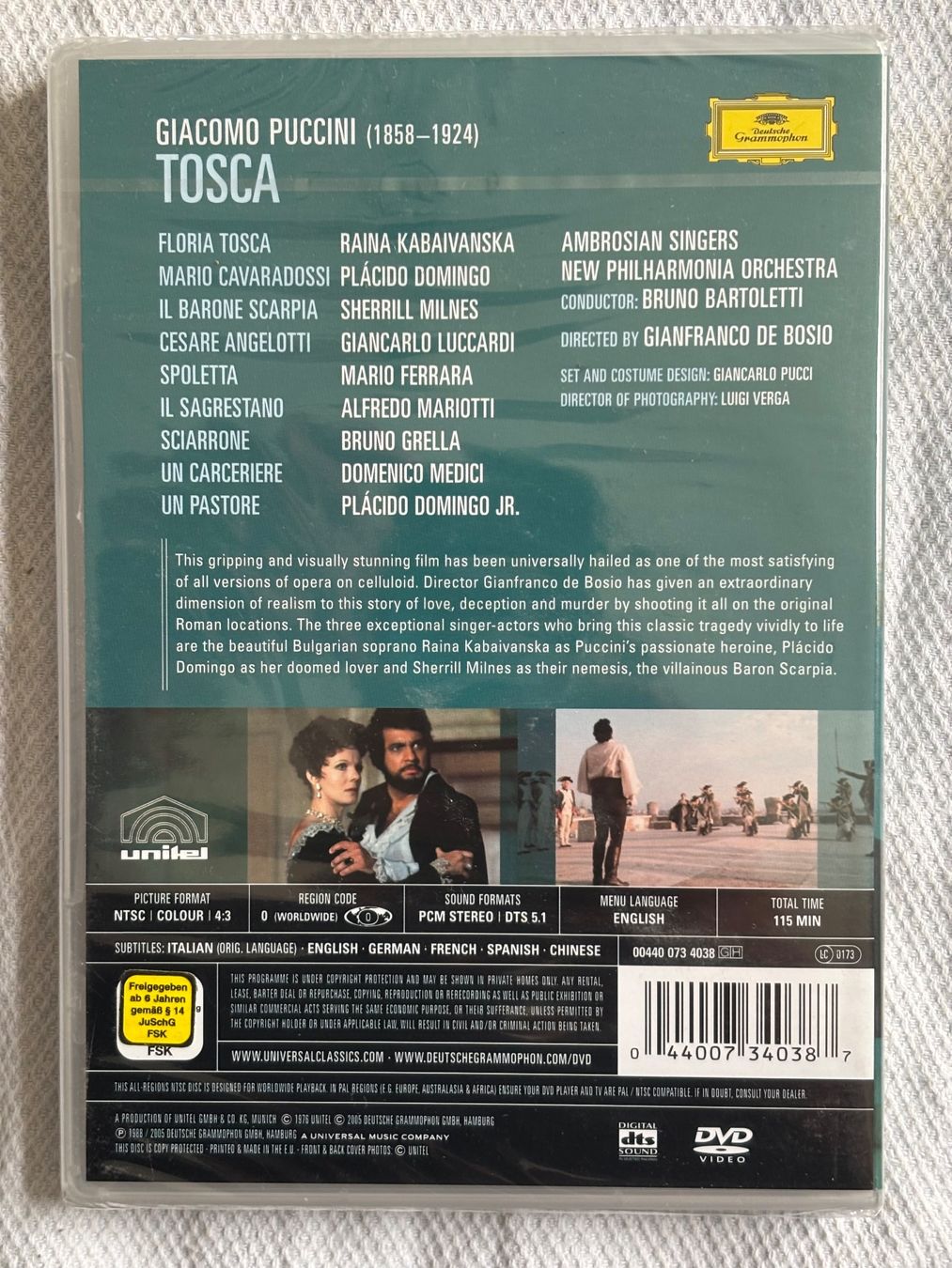 Alle DVDs: Puccini: Tosca – Neu und originalverpackt aus Stans von Abukadnezar 1