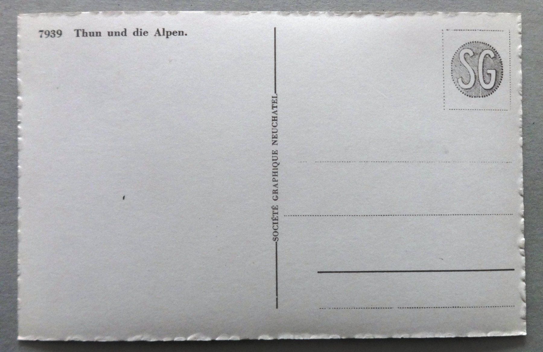 Cartes postales: Thun und die Alpen – D'occasion à Fétigny par Billy2miny 1