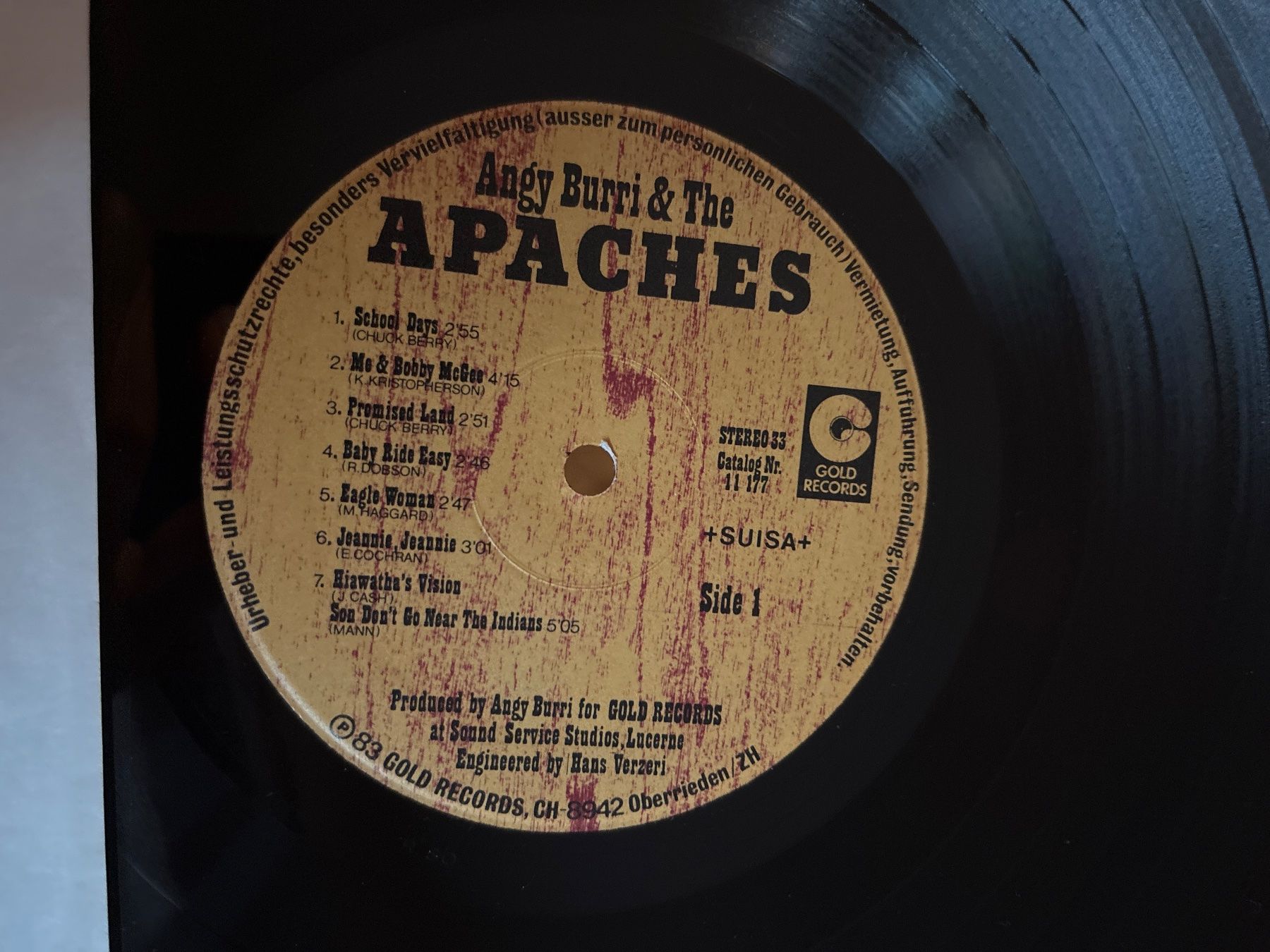 Schallplatten: A746 Angy Burri & The Apaches – Gebraucht aus Frutigen von Philippe_jsp 2