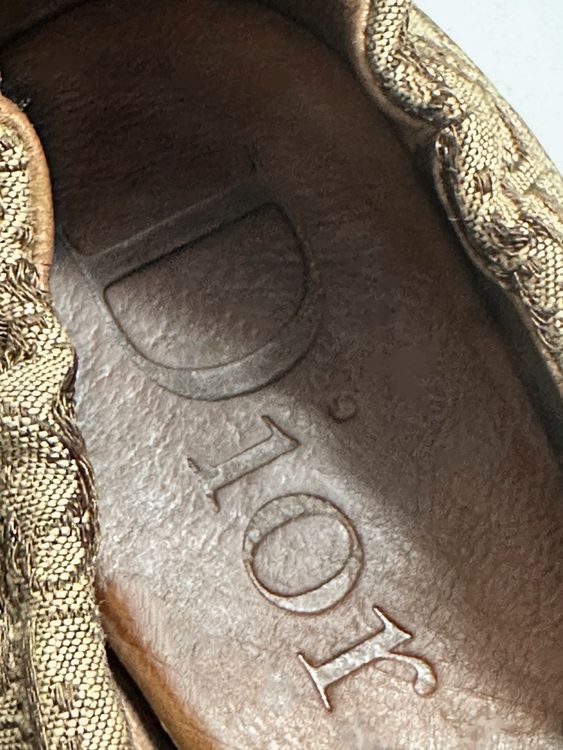 Dior Damenschuhe: CHRISTIAN DIOR oblique logo zen ballerinas, 38 – Neu (gemäss Beschreibung) aus Wermatswil von Alkinoe 4