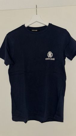 Roberto Cavalli T-Shirt Gr. S Navy blau