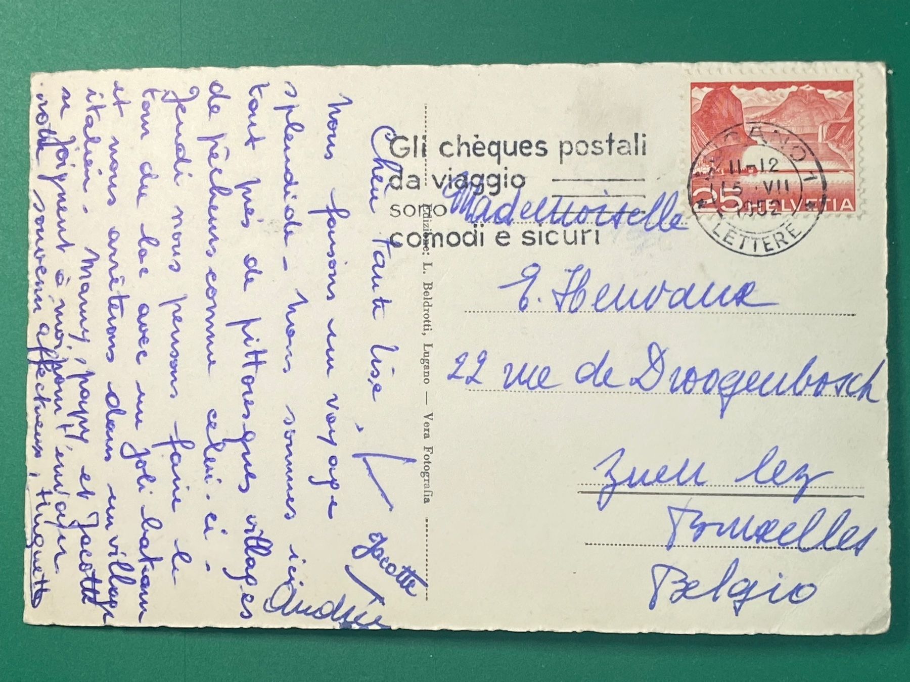 Ansichtskarten: Morcote, la Chiesa – Gebraucht aus Steg VS von _vinci_ 1
