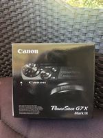 NEU Canon power shot G7X Mark III schwarz NEU