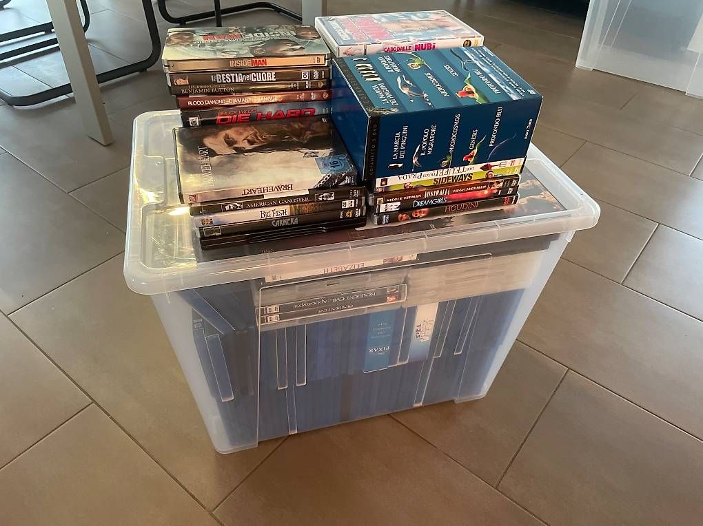 Tutti i DVDs: Riesige Sammlung von Blue Rays und DVDs – Usato da Giebenach venduto da Flaz78