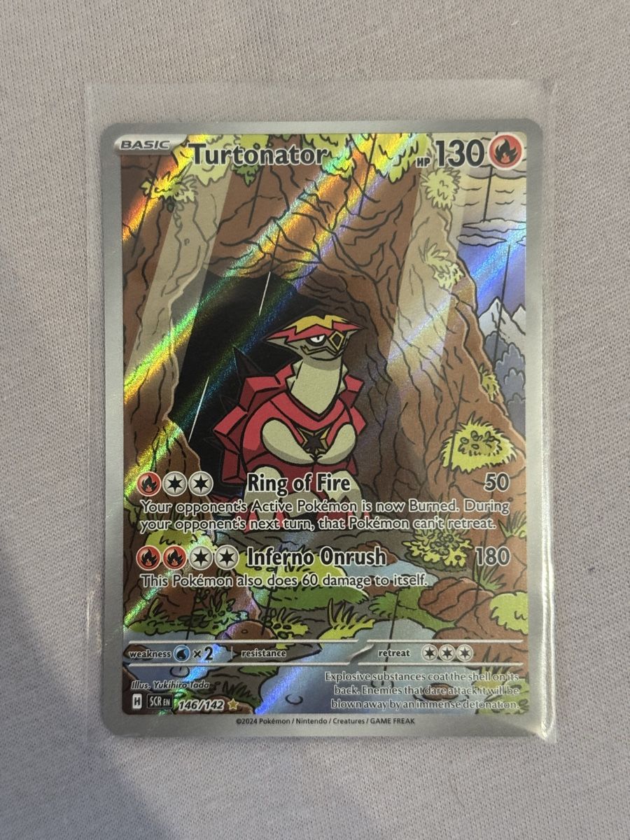 Pokémon Sammelbilder & Trading cards: Pokémon Turtonator 146/142 Stellar Crown – Neu (gemäss Beschreibung) aus St. Gallen von Xbylucas