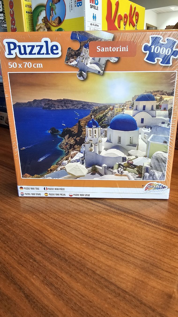 Puzzle: Santorini Puzzle 1000 Teile, – Nuovo e nell'imballaggio originale da Niedergösgen venduto da MG46