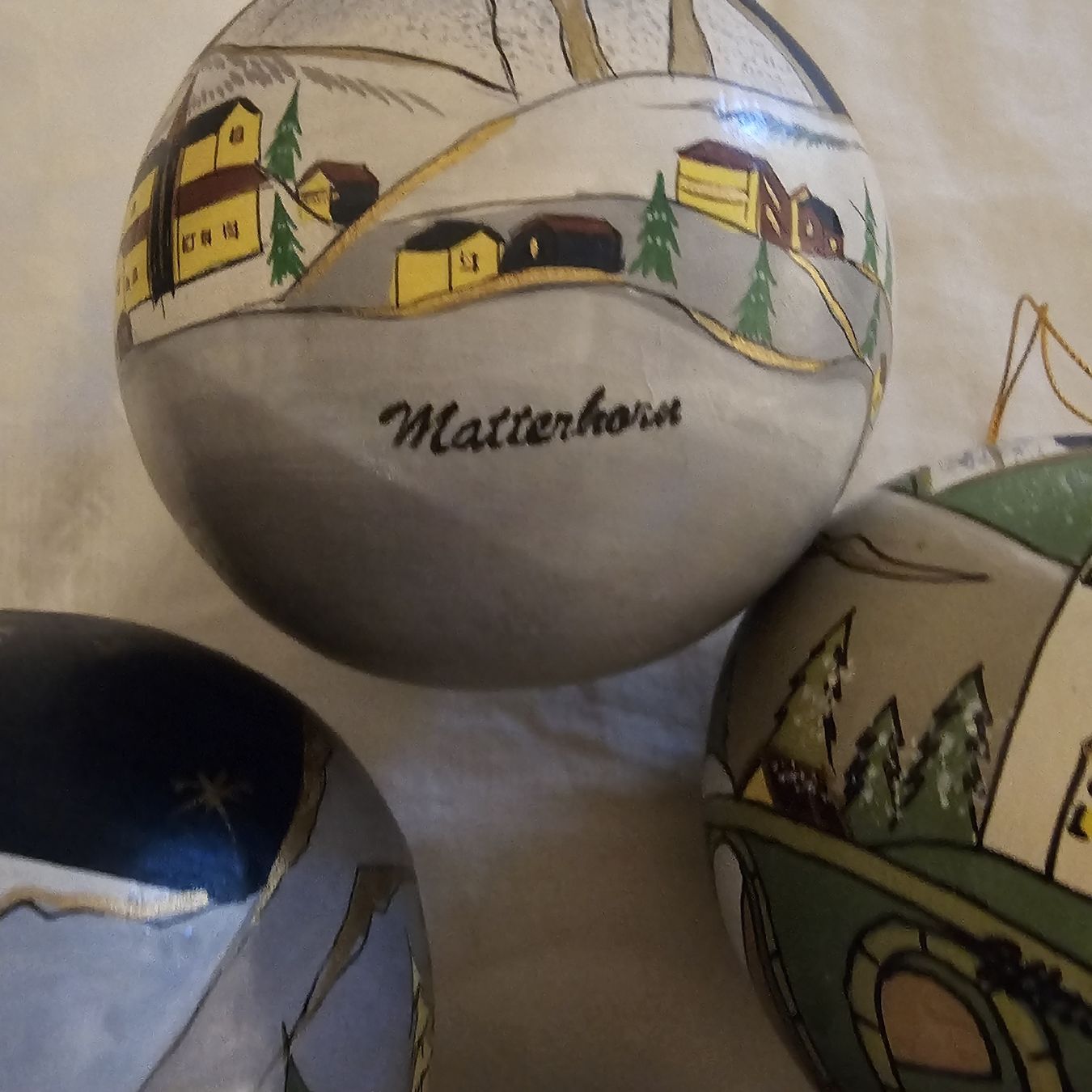 Toutes les décorations: 8 Weihnachtskugeln handbemalt appenzell – Neuf avec emballage d'origine à wolfhalden par 46464646 1