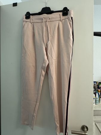 ONLY Hose Gr. M, rosa mit Streifen - neu