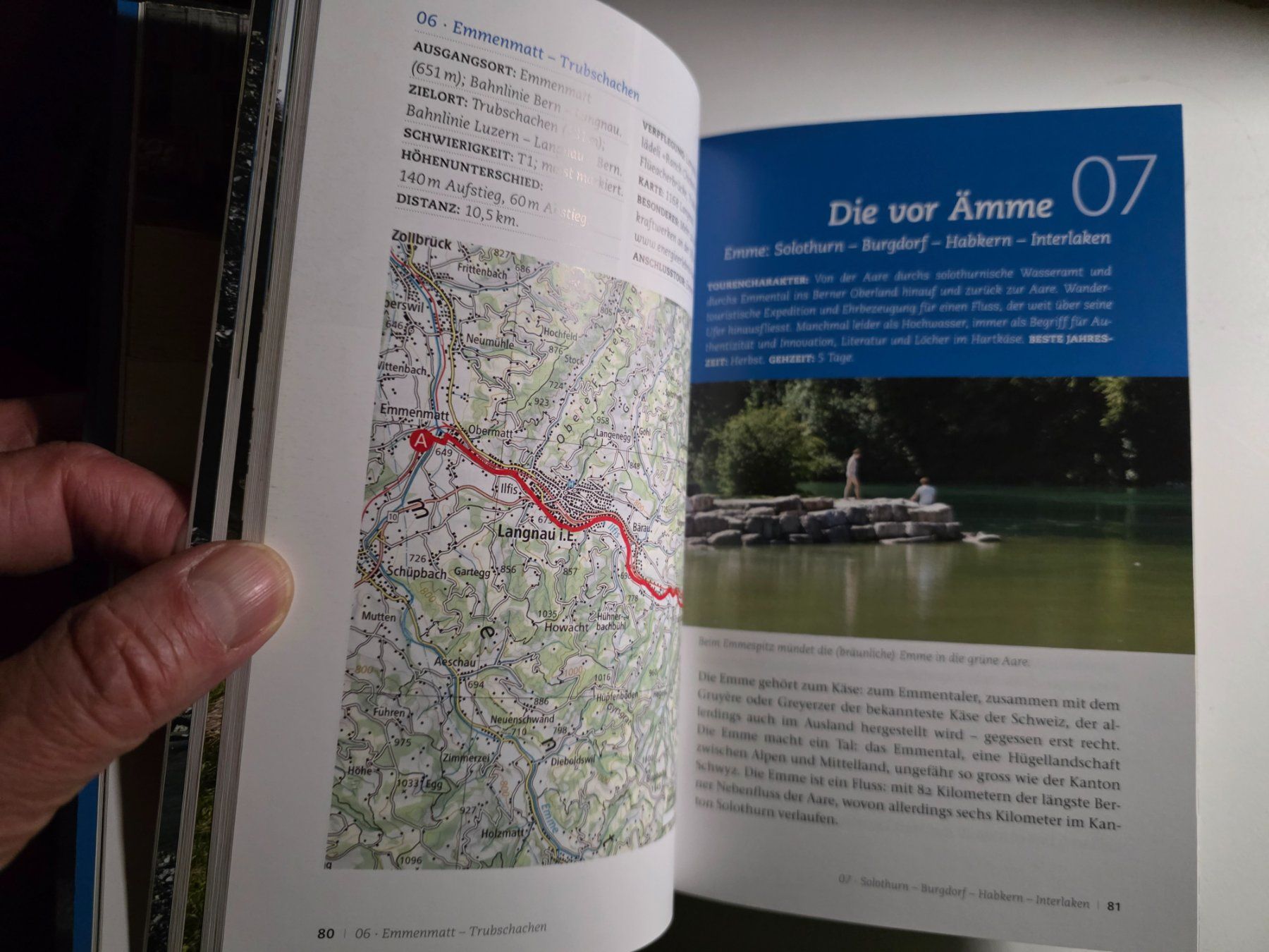 Bücher: Wasser rauschen - Wanderungen Aare bis Birs - Daniel Anker – Gebraucht aus Walterswil BE von Lonitti 2