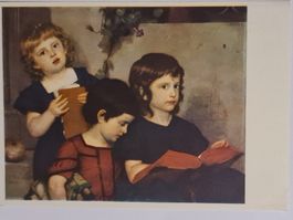 Postkarte: Kindergottesdienst, Kunstmuseum Basel