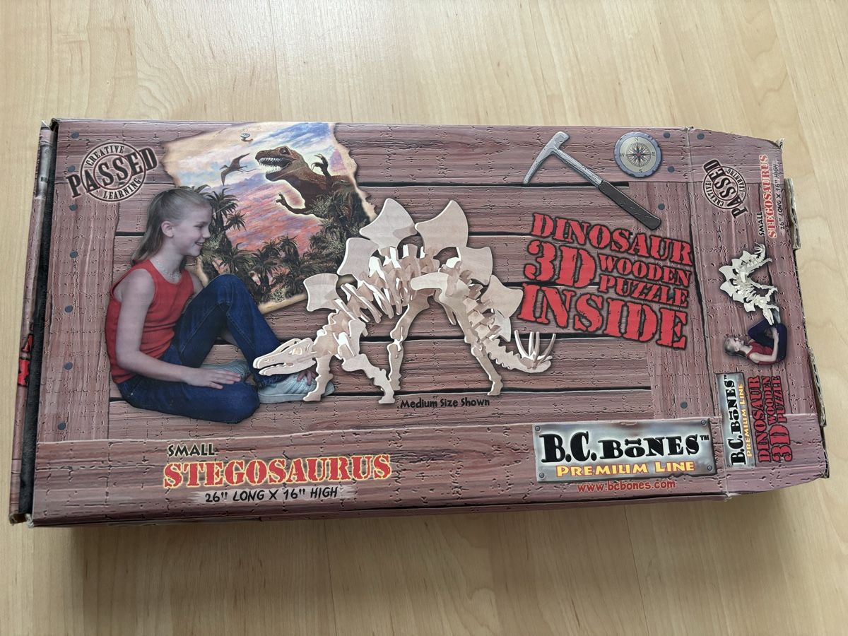 Puzzle: 3D Holzpuzzle Dinosaurier – Usato da Obermumpf venduto da moglipedro