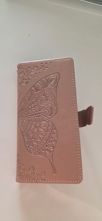 Samsung Galaxy S25 Ultra Ledertasche Flip Cover, Rosé-Gold