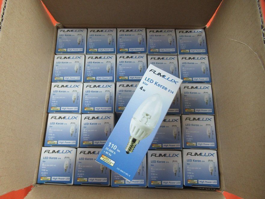 20 x LED Kerze Glühbirne E 14 4 watt (Gebraucht) in Flums für CHF 5 ...