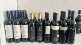 40 Rotweine aus Weinkellerauflösung