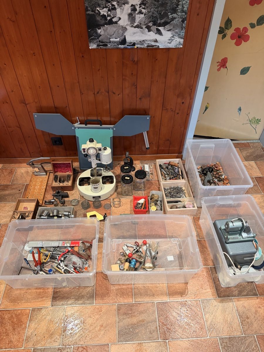 Tutti gli attrezzi: Lot outils horlogerie  – Usato da Cornol venduto da swi_bv2w