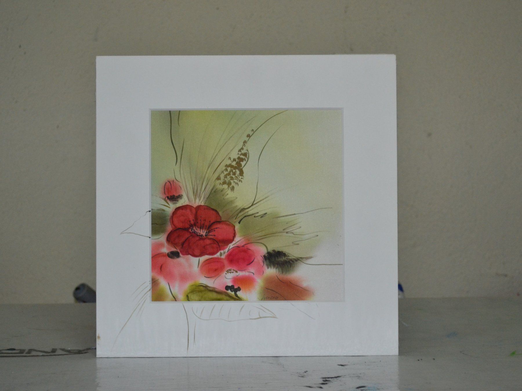 Foto & Immagini: 30x30 Aquarell-Seide – Nuovo (secondo la descrizione) da Wolfhalden venduto da Zinauktion