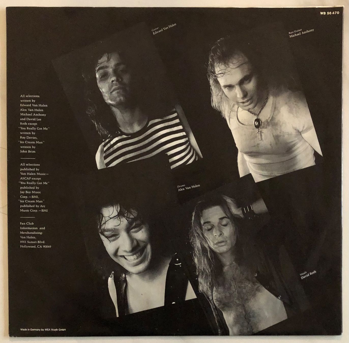 Schallplatten: VAN HALEN - VAN HALEN – Gebraucht aus Poliez-Pittet von Newtown-Records 2