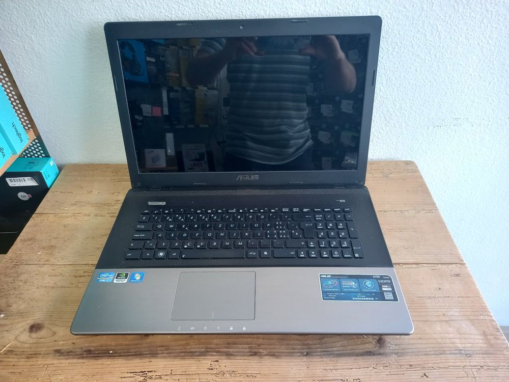 ASUS K75VJ 17,3" Notebook Ricondizionato – Core I7-3610QM, SSD 256GB + HDD 500GB, 8GB RAM, GT630M