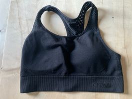 Schwarzer Sport BH von GYM, Grösse D