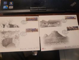 Rare: 4 Enveloppes "Blue Train" Afrique du Sud,1997!