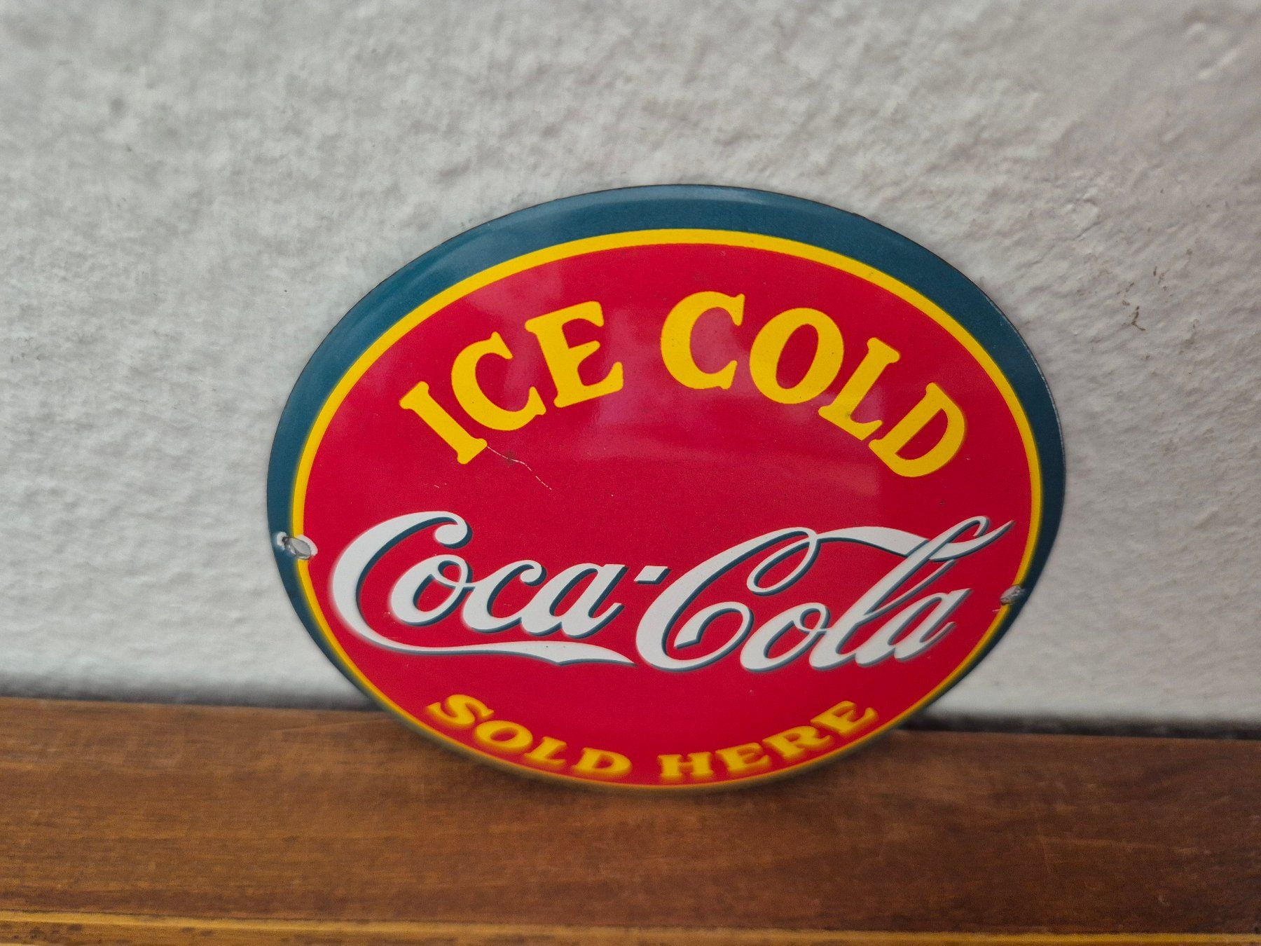 Coca-Cola Insegne: Emailschild Coca Cola Bar Salon Restaurant Emaille Schild – Nuovo (secondo la descrizione) da Schaffhausen venduto da pfanis09 2