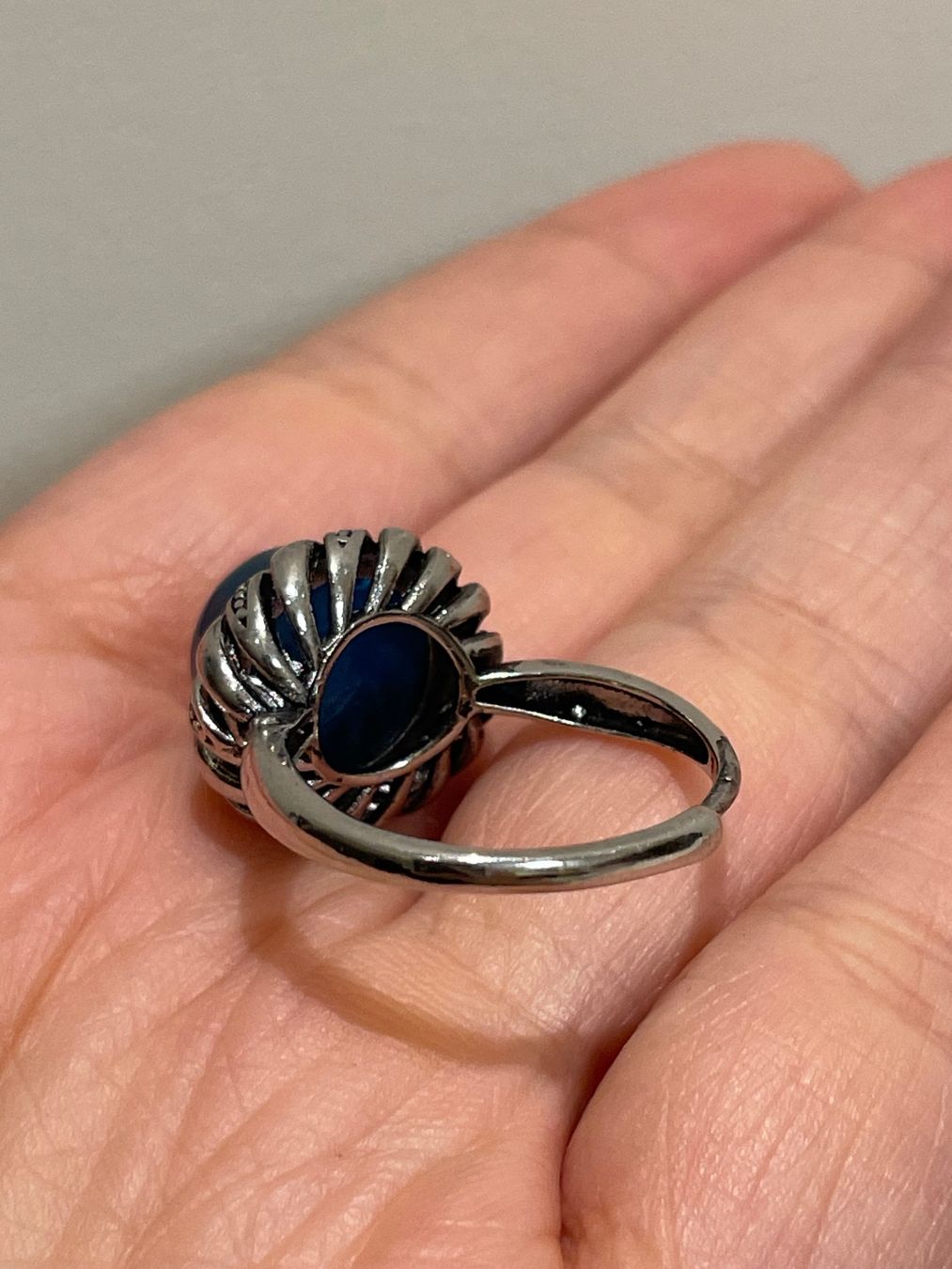 Bagues: Ring aus edlem Linarit – Neuf avec emballage d'origine à Schiers par sisikristall 2