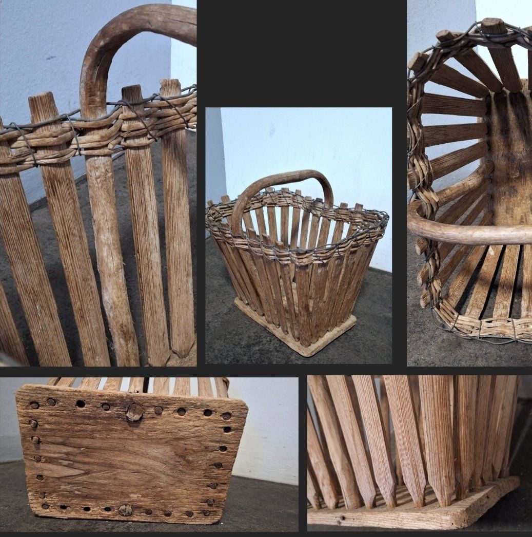 Sonstige Antiquitäten & Kunst: handgefertigter, Holzkorb,/ Korb, antik – Gebraucht aus Emmenbrücke von abu_9mj8