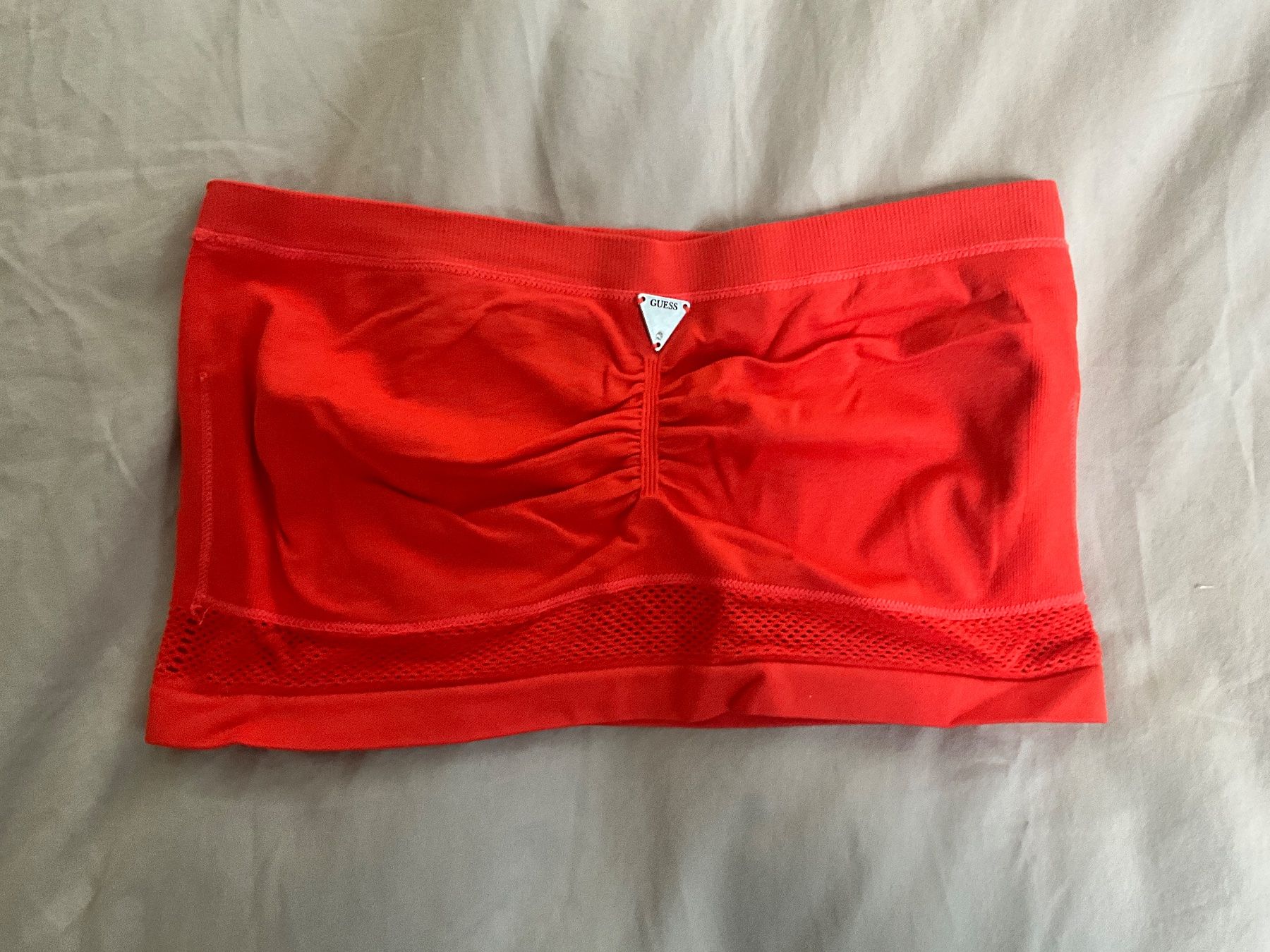 Guess Tops: Guess Bandeau Top Orange, Grösse S – Neu (gemäss Beschreibung) aus Uitikon Waldegg von gloggli01