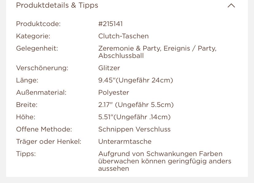 Taschen für Damen: Neue Handtasche Clutch Abendtasche – Neu (gemäss Beschreibung) aus Möhlin von dpcom9 4