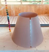 Lady Constanza Stehleuchte, Schirm nougat 40 cm, ohne Makel