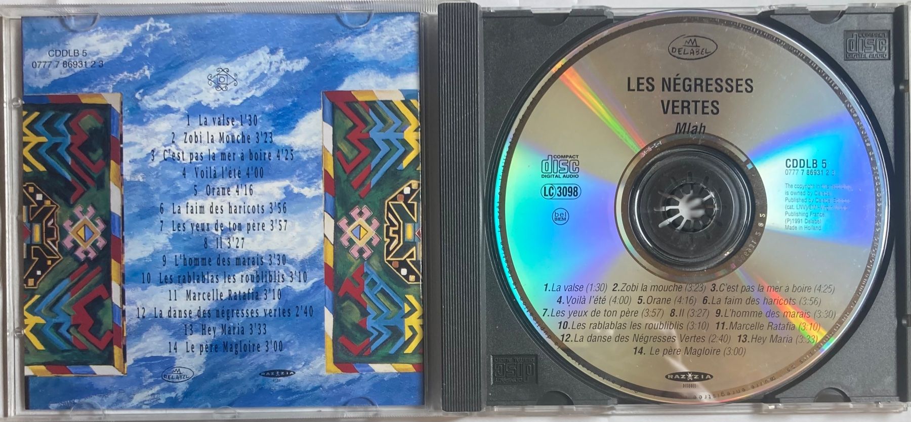CD: LES NÉGRESSES VERTES - MLAH – Usato da Poliez-Pittet venduto da Newtown-Records 2