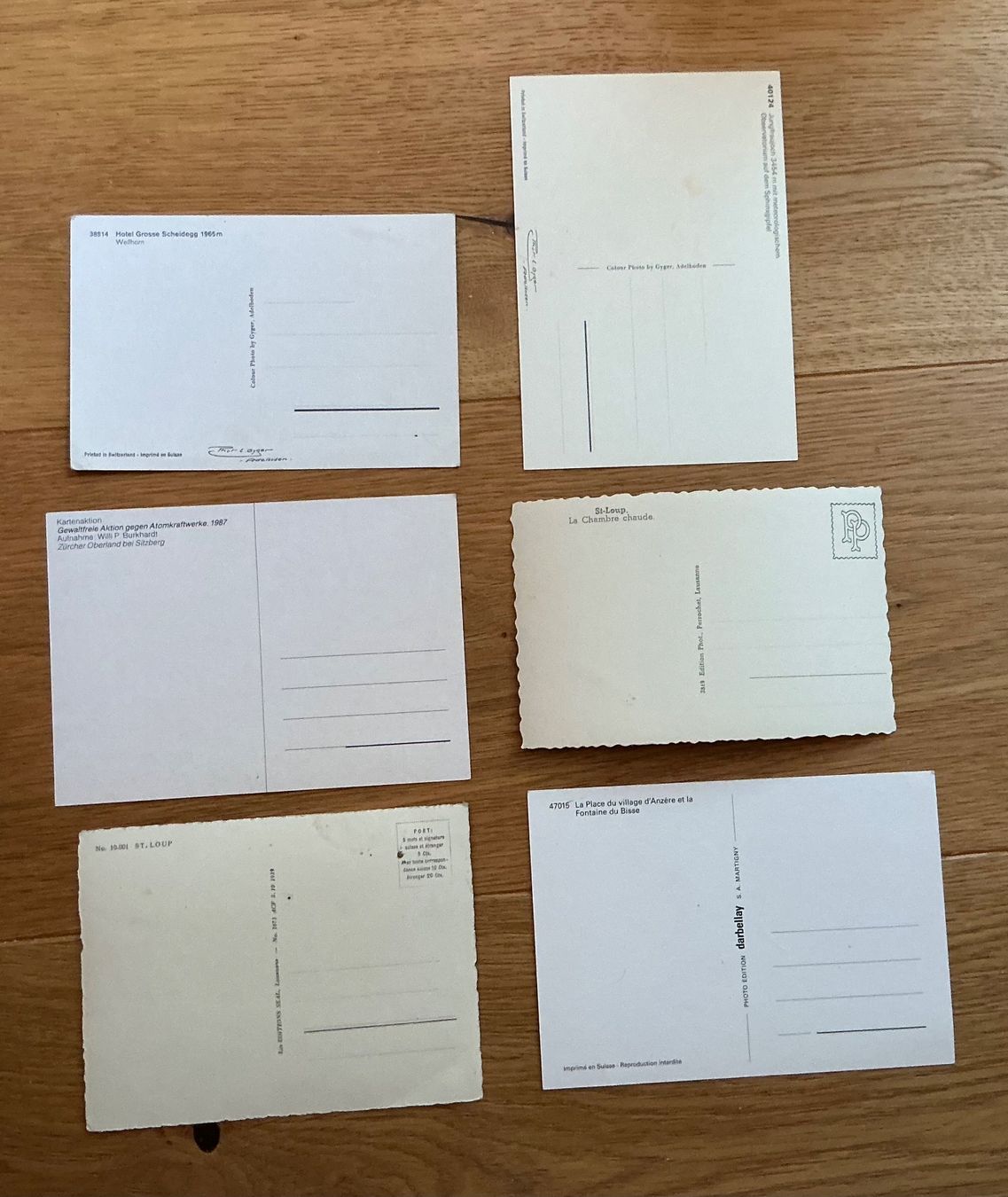 Cartoline postali: Lot Ansichtskarte / Postkarten der Schweiz / ungelaufen – Usato da Stettlen venduto da togram4 4