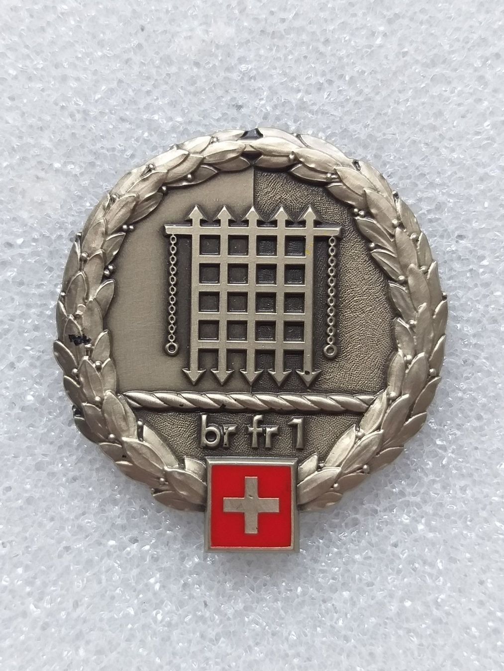Plaketten & Abzeichen: Béretemblem Grenzbrigade 1 – Gebraucht aus Bauma von SwissMilitaria