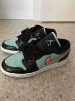 Nike Air Jordan 1 Gr. 36.5 Türkis Schwarz Sneaker Schuhe