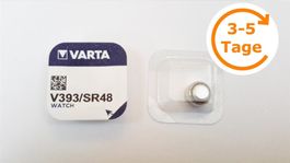 Knopfzelle V393,SR48, Silber-Oxid, Varta