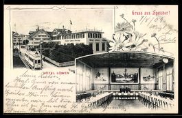 Speicher, Hotel Löwen mit Festsaal, Str