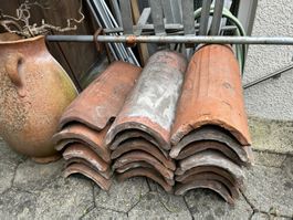 Handgemachte Firstziegel