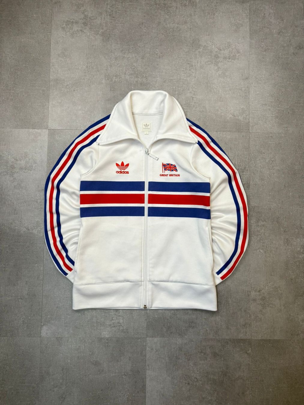 Adidas Jacken: RARE Adidas Firebird Great Britain Trainingsjacke – Gebraucht aus Werdenberg von hase.vintage