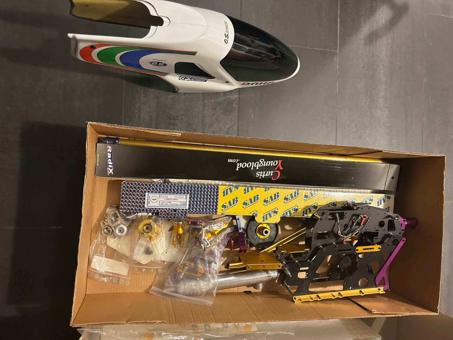 Modellismo RC: DNHP Air fox Modellhelikopter HELI – Usato da Eschen venduto da Bean7 4