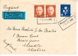Brief, Roggwyl-Wynau nach England 1946