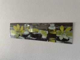 Dekoratives Wandbild / Wellness-Motiv  115 × 30 cm