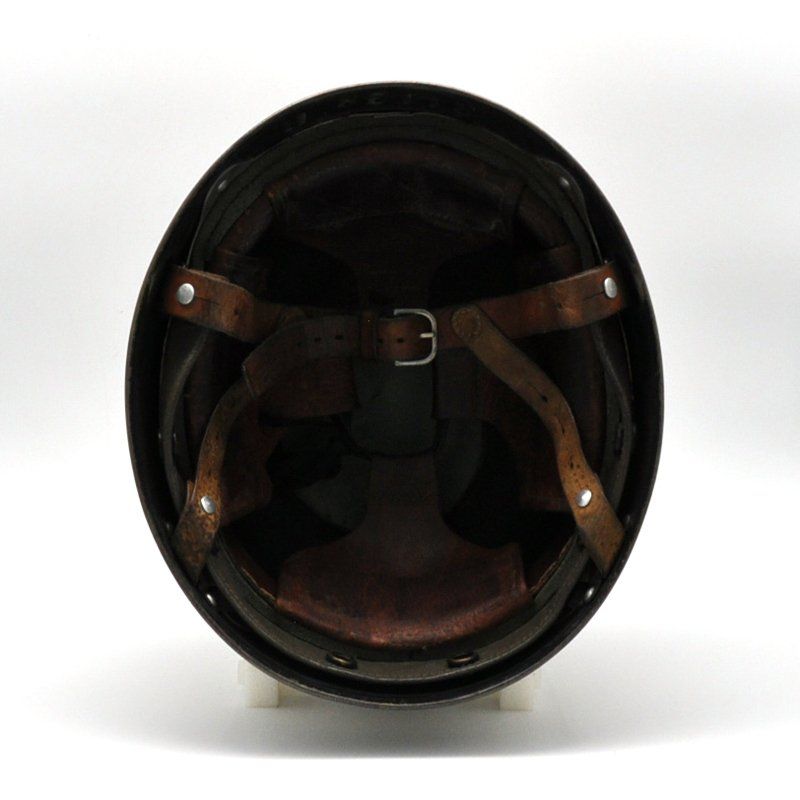 Schweizer Armee Uniformi & Effetti personali: Stahlhelm 48/56 der Heerespolizei – Usato da Uerkheim venduto da fabulafero 3