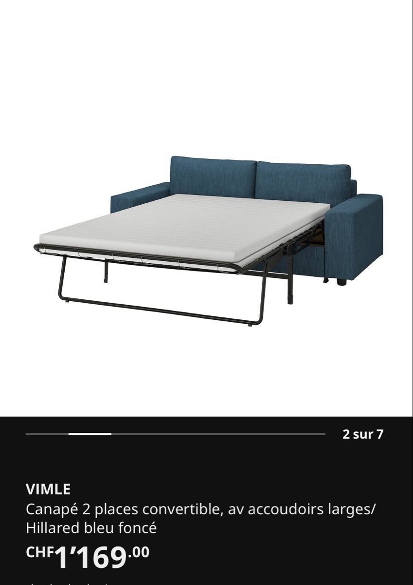 Ikea Sofas: Schlafsofa – Neuf (Voir description) à zürich par mariegou 2