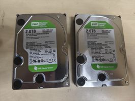 2 Festplatten a 2 Tb