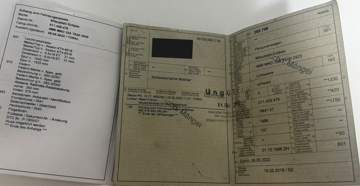 Mitsubishi Autos: Mitsubishi Eclipse GS 1996 – Gebraucht aus Wädenswil von nas_2bmh 2