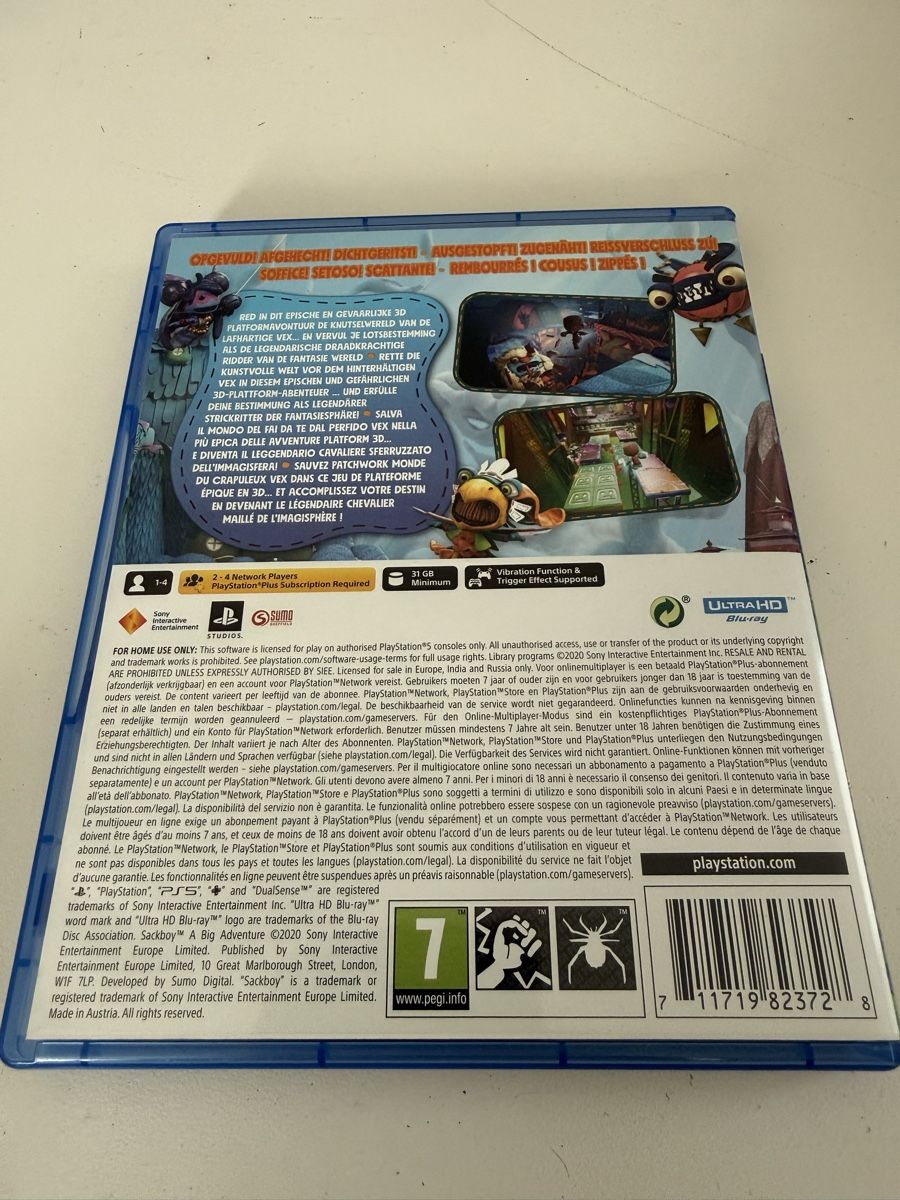 Giochi: Sackboy A Big Adventure Ps5 – Usato da Buchs ZH venduto da Hitsch1402 1