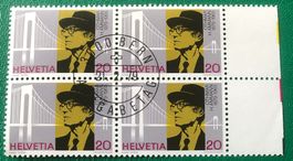 4 er Block Nr. 622 mit ETStempel Bern   