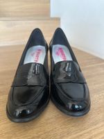 Chaussures femme noires vernies talon bloc taille 38